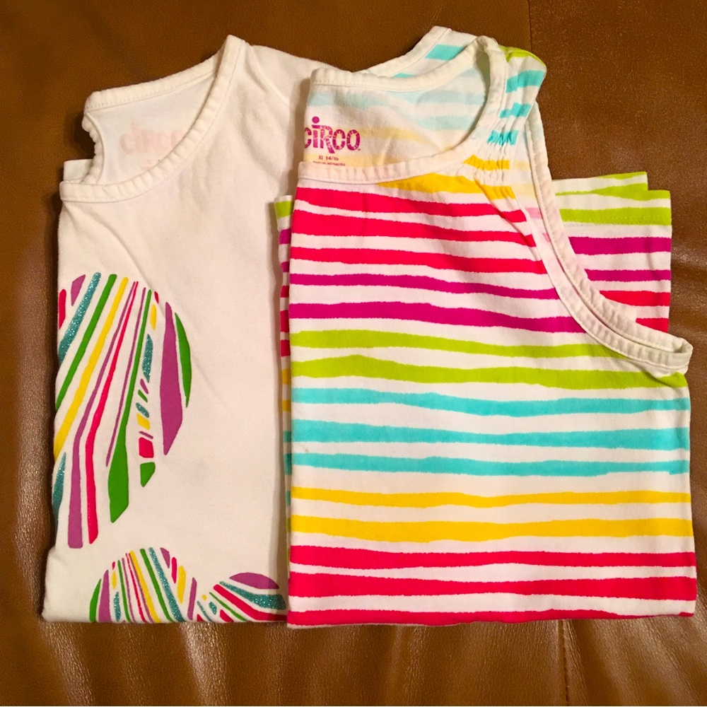 Two shirts by Circo, XL, girl’s size 14/16, 100% cotton